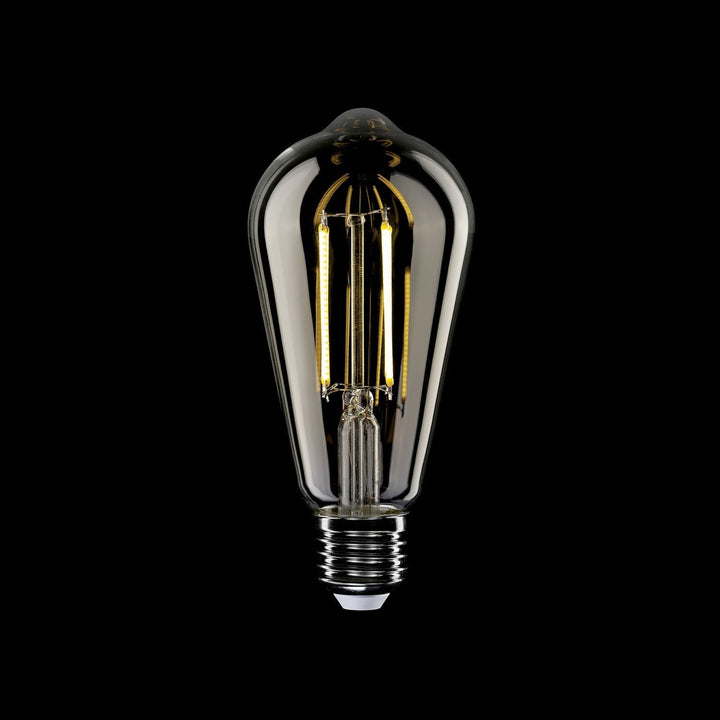 LED Filament Vintage Bulb ST64 7W 806LM E27 Clear 2700K Dimmable