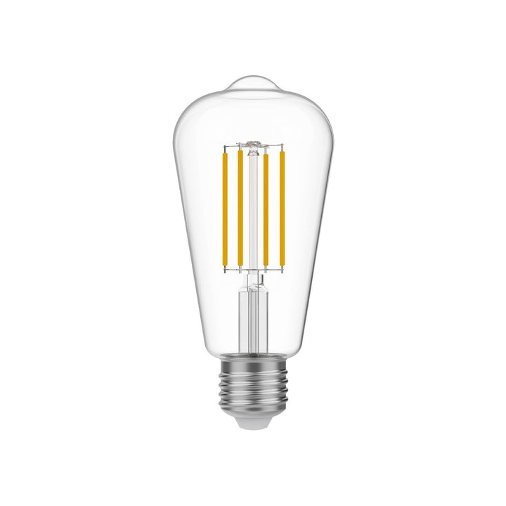 LED Filament Vintage Bulb ST64 7W 806LM E27 Clear 2700K Dimmable