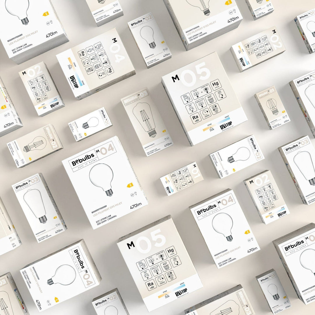 LED Filament Vintage Bulb ST64 4W 470LM E27 Milky 2700K
