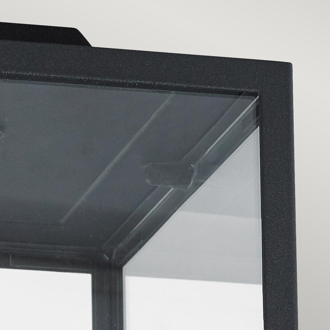 Elstead Lighting Lofoten 1 Light Flush - Cube     LOFOTEN-F1-BLK Black