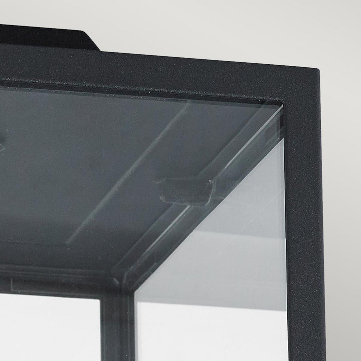 Elstead Lighting Lofoten 1 Light Flush - Cube     LOFOTEN-F1-BLK Black