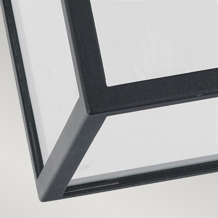 Elstead Lighting Lofoten 1 Light Flush - Cube     LOFOTEN-F1-BLK Black