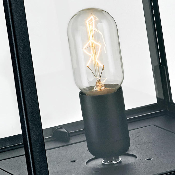 Elstead Lighting Lofoten 1 Light Pedestal         LOFOTEN3-BLK Black