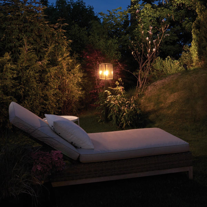 Elstead Lighting Lofoten 1 Light Pillar         LOFOTEN4-BLK Black