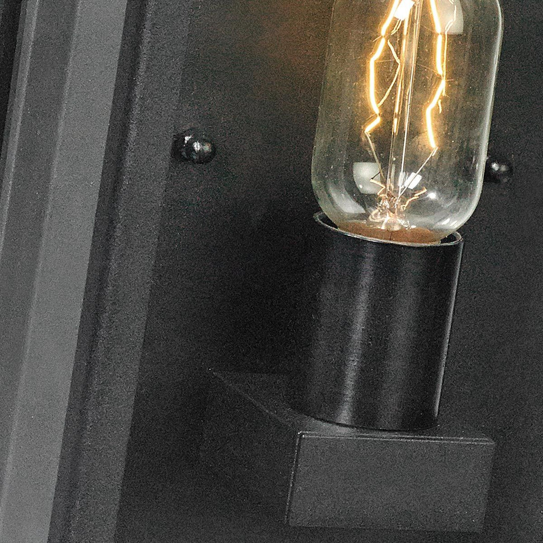 Elstead Lighting Lofoten 1 Light Half Lantern    LOFOTEN7-BLK Black