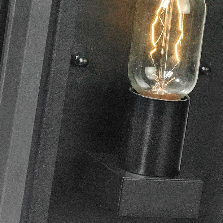 Elstead Lighting Lofoten 1 Light Half Lantern    LOFOTEN7-BLK Black