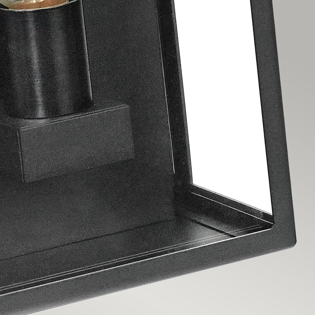 Elstead Lighting Lofoten 1 Light Half Lantern    LOFOTEN7-BLK Black