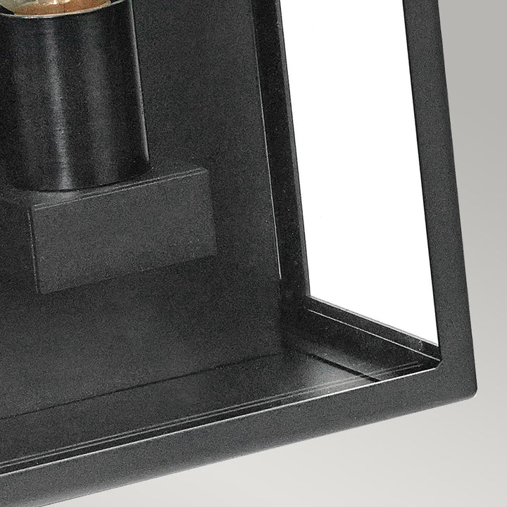 Elstead Lighting Lofoten 1 Light Half Lantern    LOFOTEN7-BLK Black