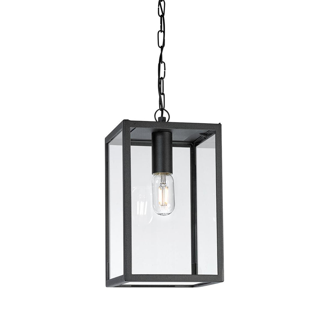 Elstead Lighting Lofoten 1 Light Chain Lantern       LOFOTEN8-BLK Black