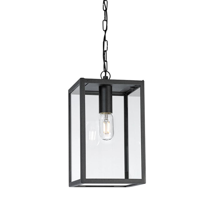 Elstead Lighting Lofoten 1 Light Chain Lantern       LOFOTEN8-BLK Black