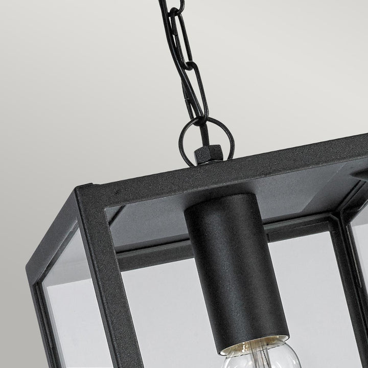 Elstead Lighting Lofoten 1 Light Chain Lantern       LOFOTEN8-BLK Black