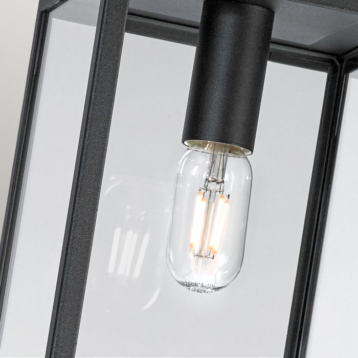 Elstead Lighting Lofoten 1 Light Chain Lantern       LOFOTEN8-BLK Black
