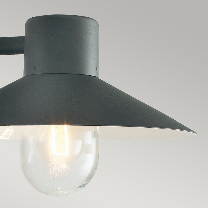 Elstead Lighting Lund 1 Light Wall Lantern - Black LUND-BLACK-C Black