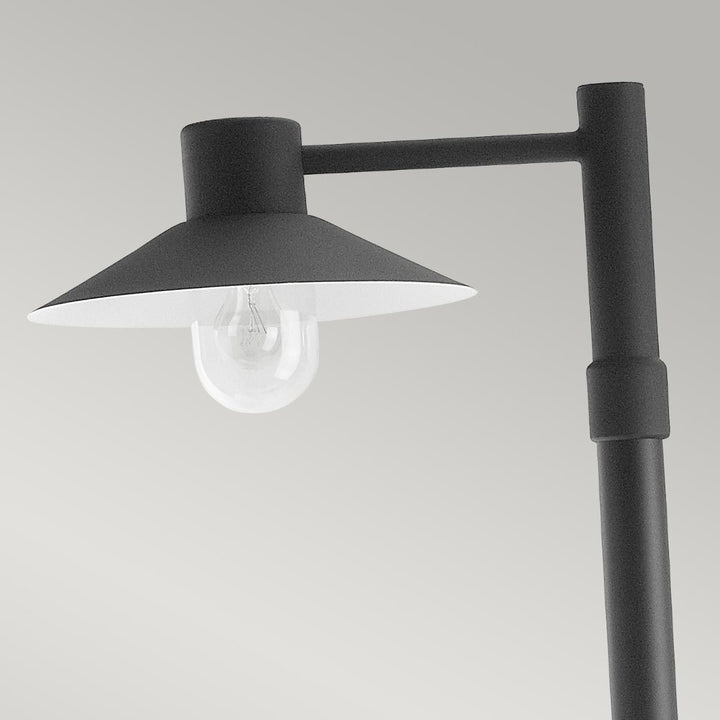 Elstead Lighting Lund 1 Light Lamp Post Black      LUND5-BLACK-C Black