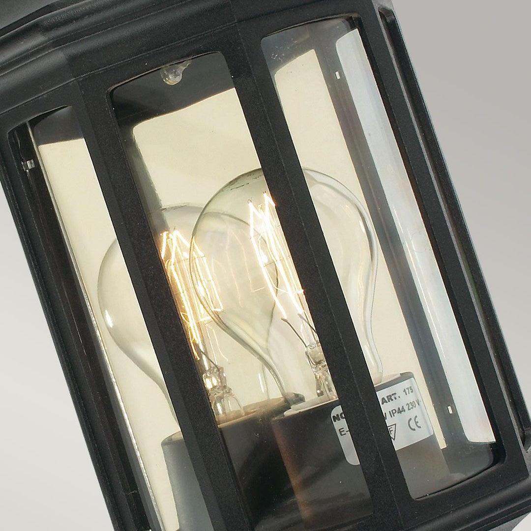Elstead Lighting Malaga Mini 1 Light Mini Wall Lantern - Black  M8-2-MINI-BLACK Black