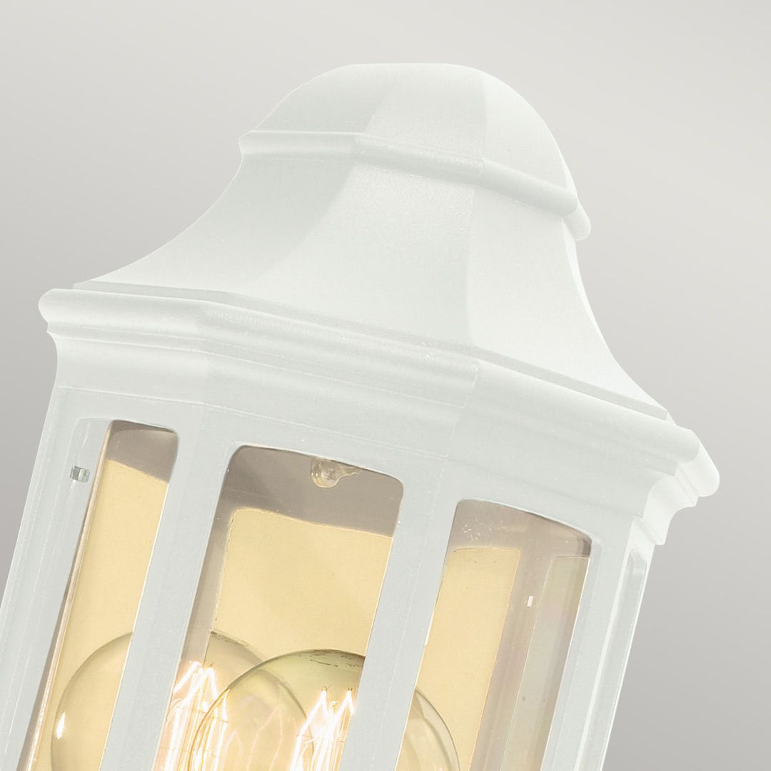 Elstead Lighting Malaga Mini 1 Light Mini Wall Lantern - White M8-2-MINI-WHITE White