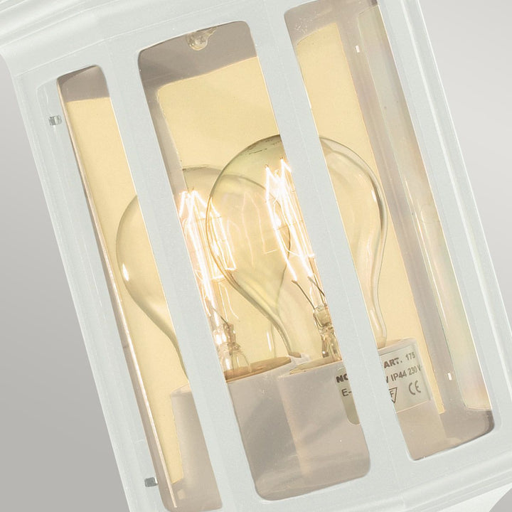 Elstead Lighting Malaga Mini 1 Light Mini Wall Lantern - White M8-2-MINI-WHITE White
