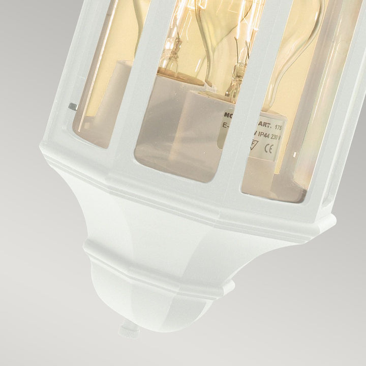 Elstead Lighting Malaga Mini 1 Light Mini Wall Lantern - White M8-2-MINI-WHITE White