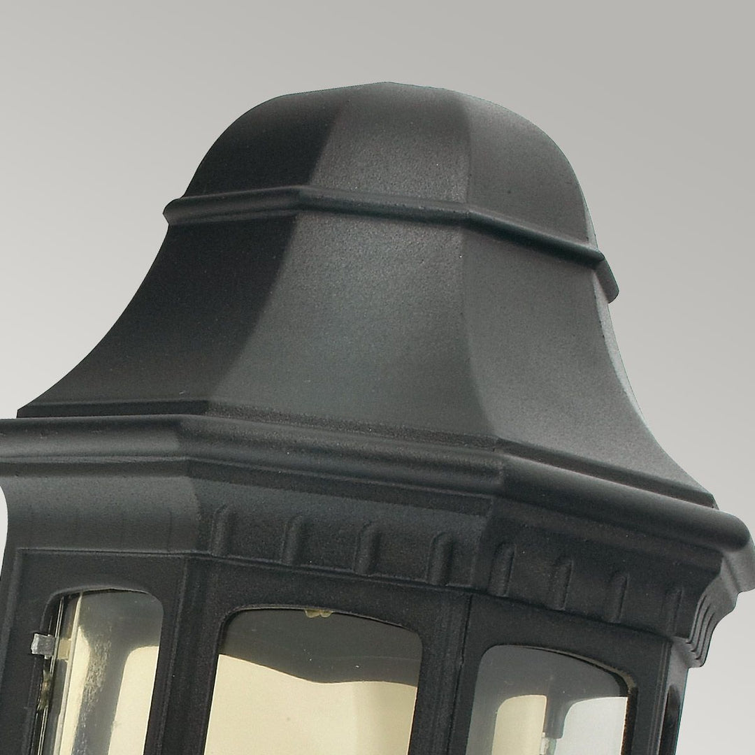 Elstead Lighting Malaga 1 Light Wall Lantern - Black  M8-BLACK Black