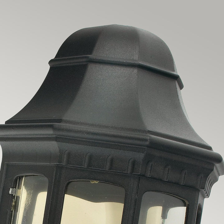 Elstead Lighting Malaga 1 Light Wall Lantern - Black  M8-BLACK Black