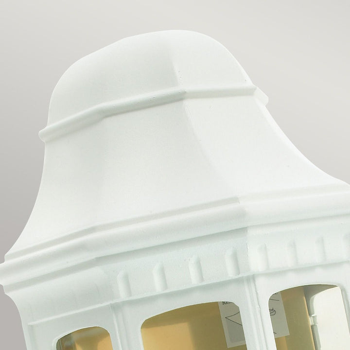 Elstead Lighting Malaga 1 Light Wall Lantern - White  M8-WHITE White