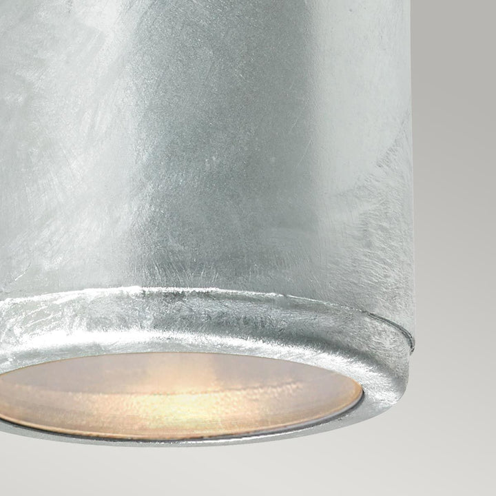Elstead Lighting Mandal 1 Light Down Wall Light Galvanised     MANDAL-DN-GAL Galvanised