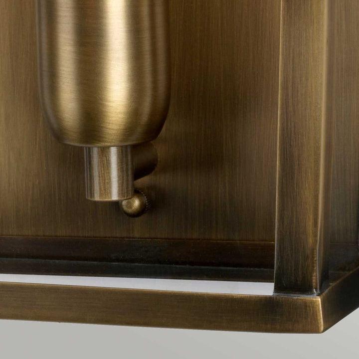 Norlys Mansion House 1 Light Wall Lantern MANSION-HOUSE-BR Aged Brass