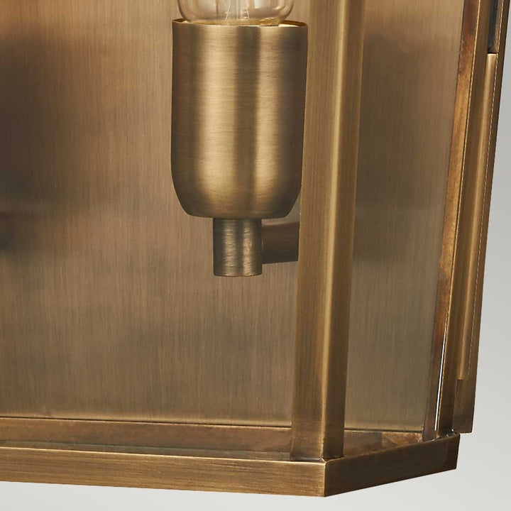 Norlys Mansion House 1 Light Large Wall Lantern MANSION-HOUSE-L-BR Aged Brass