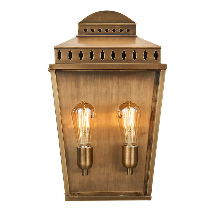 Norlys Mansion House 1 Light Large Wall Lantern MANSION-HOUSE-L-BR Aged Brass