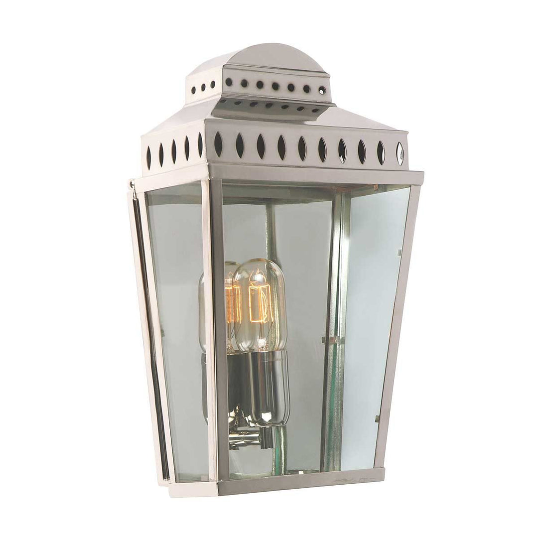 Norlys Mansion House 1 Light Wall Lantern MANSION-HOUSE-PN Polished Nickel