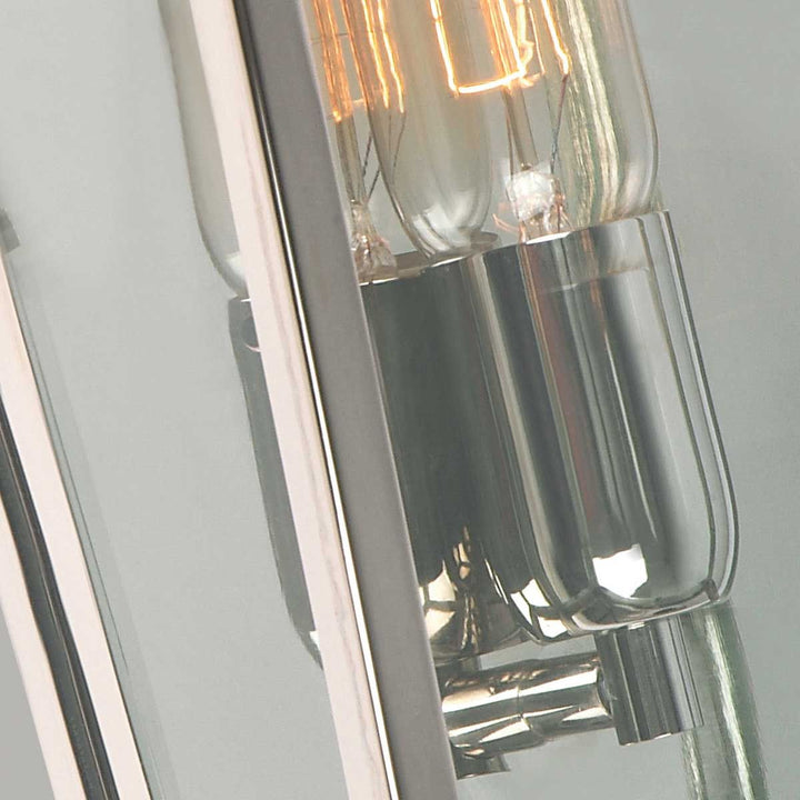 Norlys Mansion House 1 Light Wall Lantern MANSION-HOUSE-PN Polished Nickel