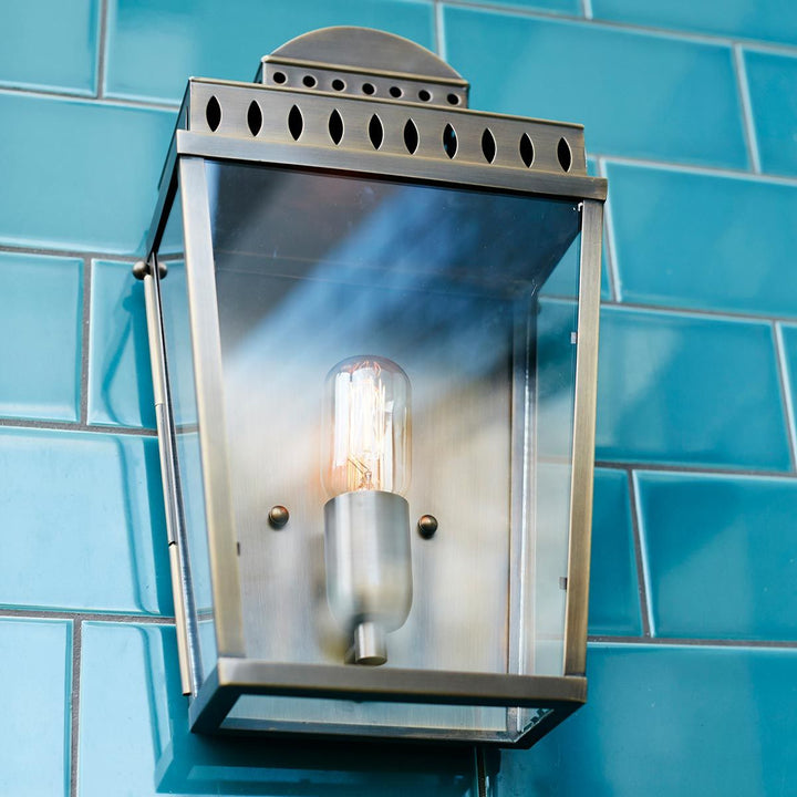 Norlys Mansion House 1 Light Wall Lantern MANSION-HOUSE-PN Polished Nickel