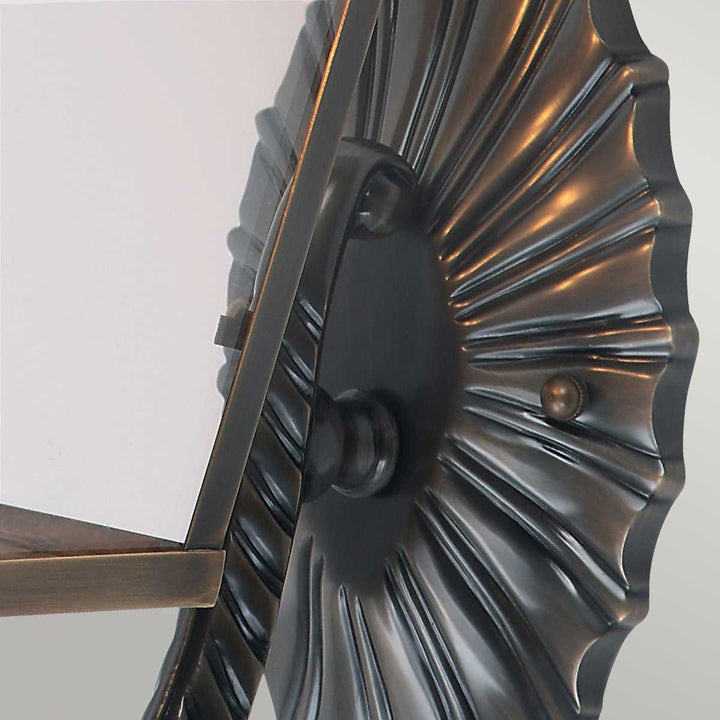 Norlys Mansion House 3 Light Wall Lantern MANSION-HOUSE-WB1-BR Aged Brass