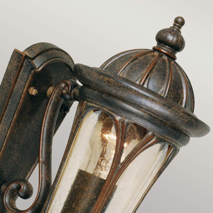 Norlys New England 1 Light Wall Lantern Small NE1-S Weathered Bronze 