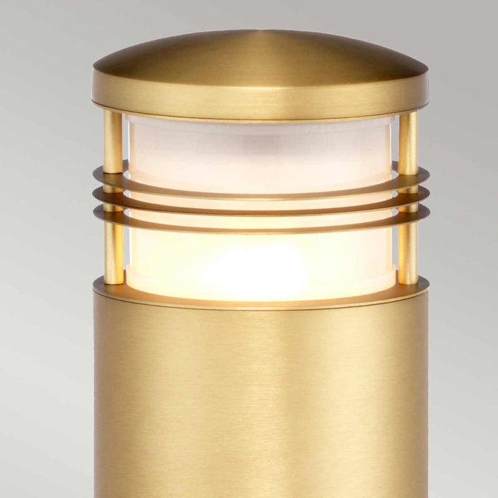 Norlys Newbrighton 1 Light Bollard  NEWBRIGHTON-B-BRASS Brushed Brass