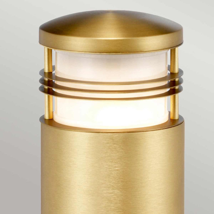 Norlys Newbrighton 1 Light Mini Bollard  NEWBRIGHTON-MB-BRASS Brushed Brass