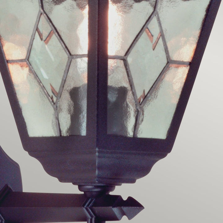 Norlys Norfolk 1 Light Up Wall Lantern  NR1-BLK Black