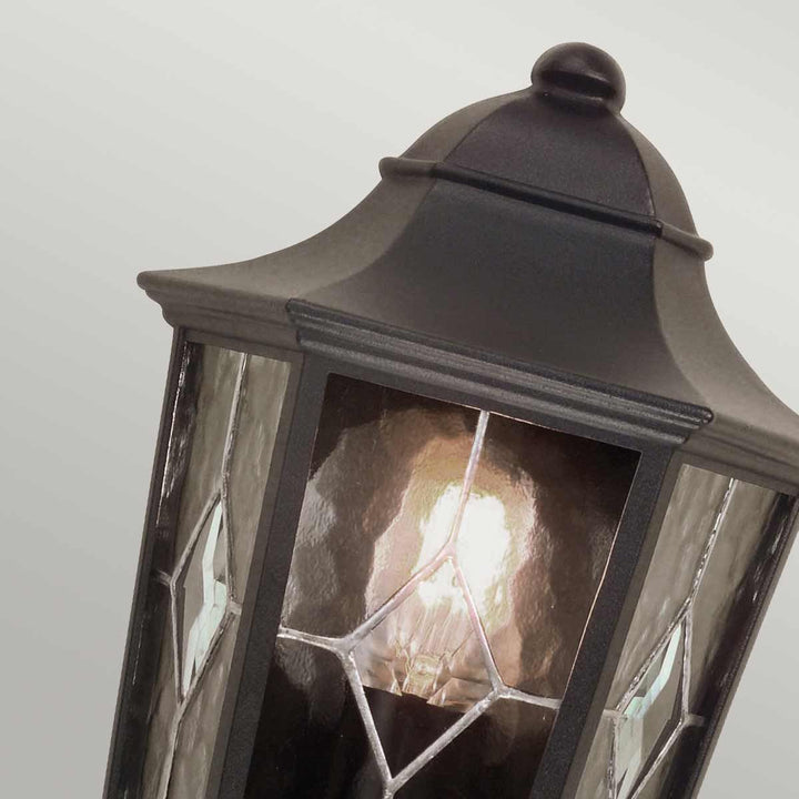Norlys Norfolk 1 Light Half Lantern NR7-2-BLK Black