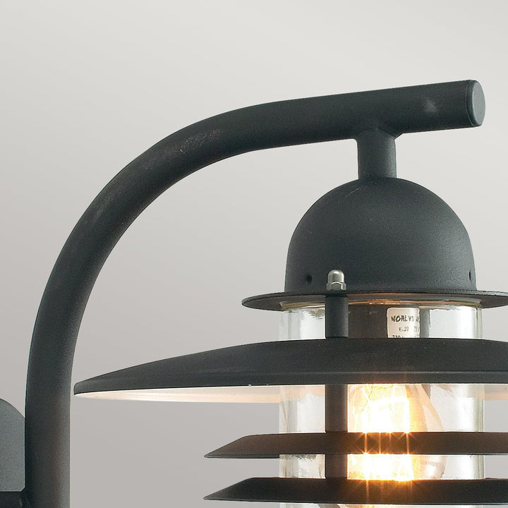 Elstead Lighting Oslo 1 Light Wall Lantern - Black OS2-BLACK-C Black