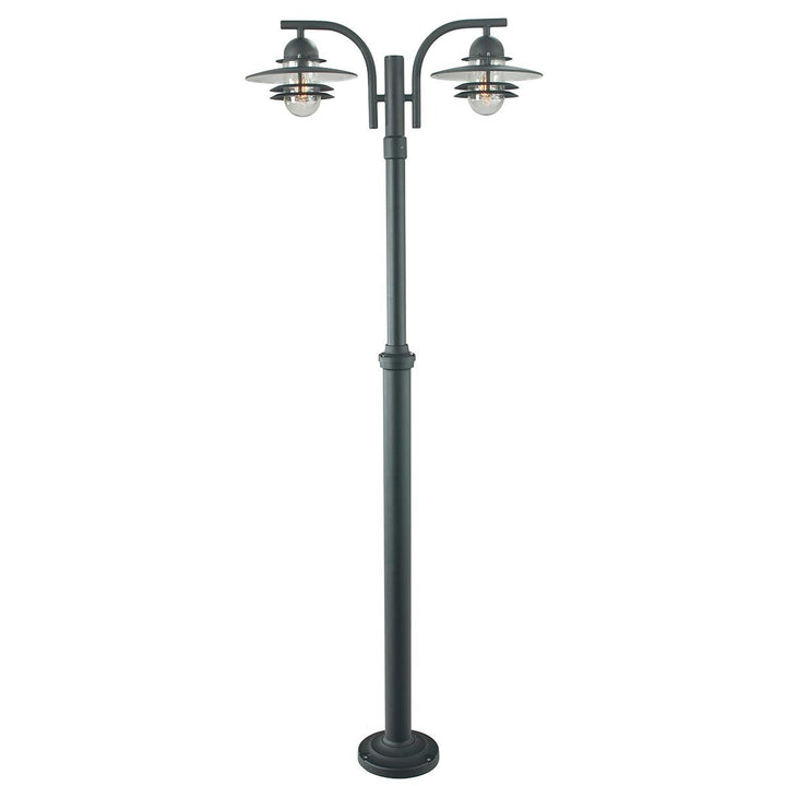 Elstead Lighting Oslo 2 Light Lamp Post - Black OS6-BLACK-C Black