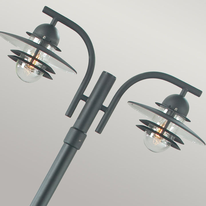 Elstead Lighting Oslo 2 Light Lamp Post - Black OS6-BLACK-C Black