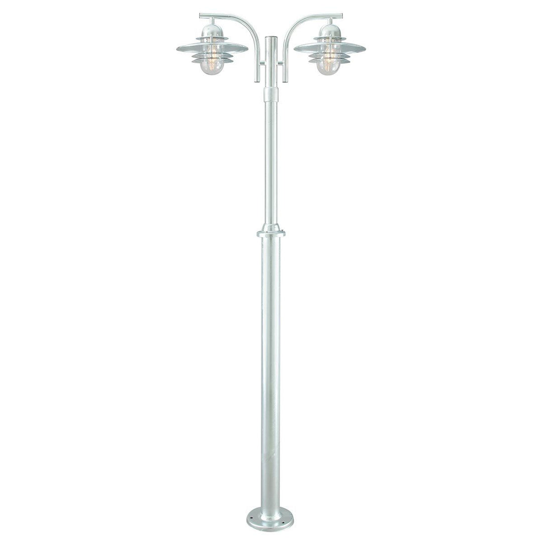 Elstead Lighting Oslo 2 Light Lamp Post Galvanised      OS6-GAL-C Galvanised