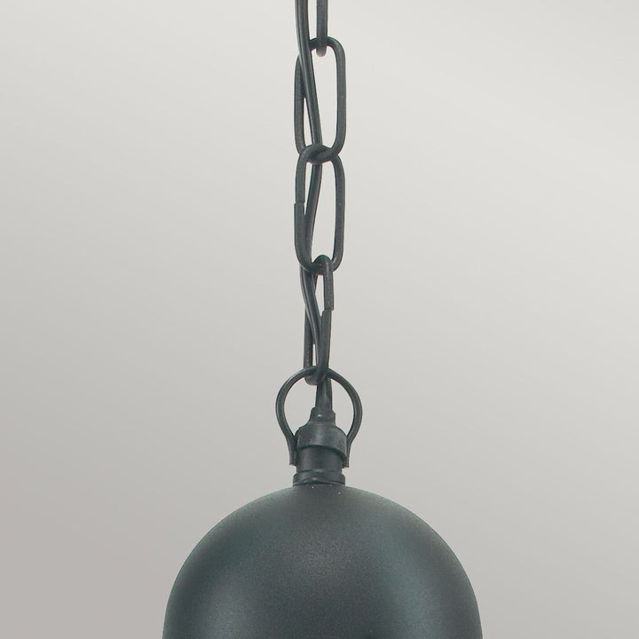 Elstead Lighting Oslo 1 Light Chain Lantern - Black OS8-BLACK-C Black