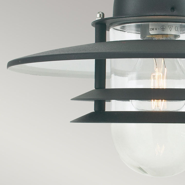 Elstead Lighting Oslo 1 Light Chain Lantern - Black OS8-BLACK-C Black