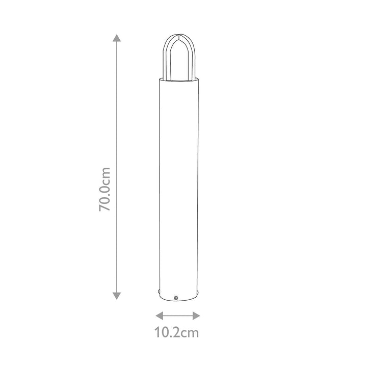 Norlys Paignton 1 Light Bollard  PAIGNTON-B-BRASS Brushed Brass