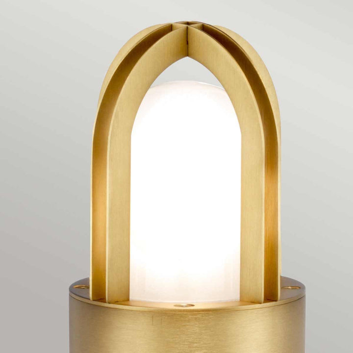 Norlys Paignton 1 Light Bollard  PAIGNTON-MB-BRASS Brushed Brass