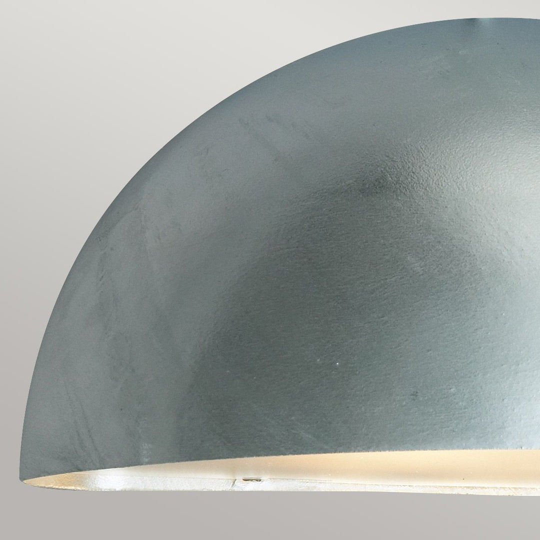 Elstead Lighting Paris 1 Light Wall Lantern - Galvanised  PARIS-E27-GAL Galvanised