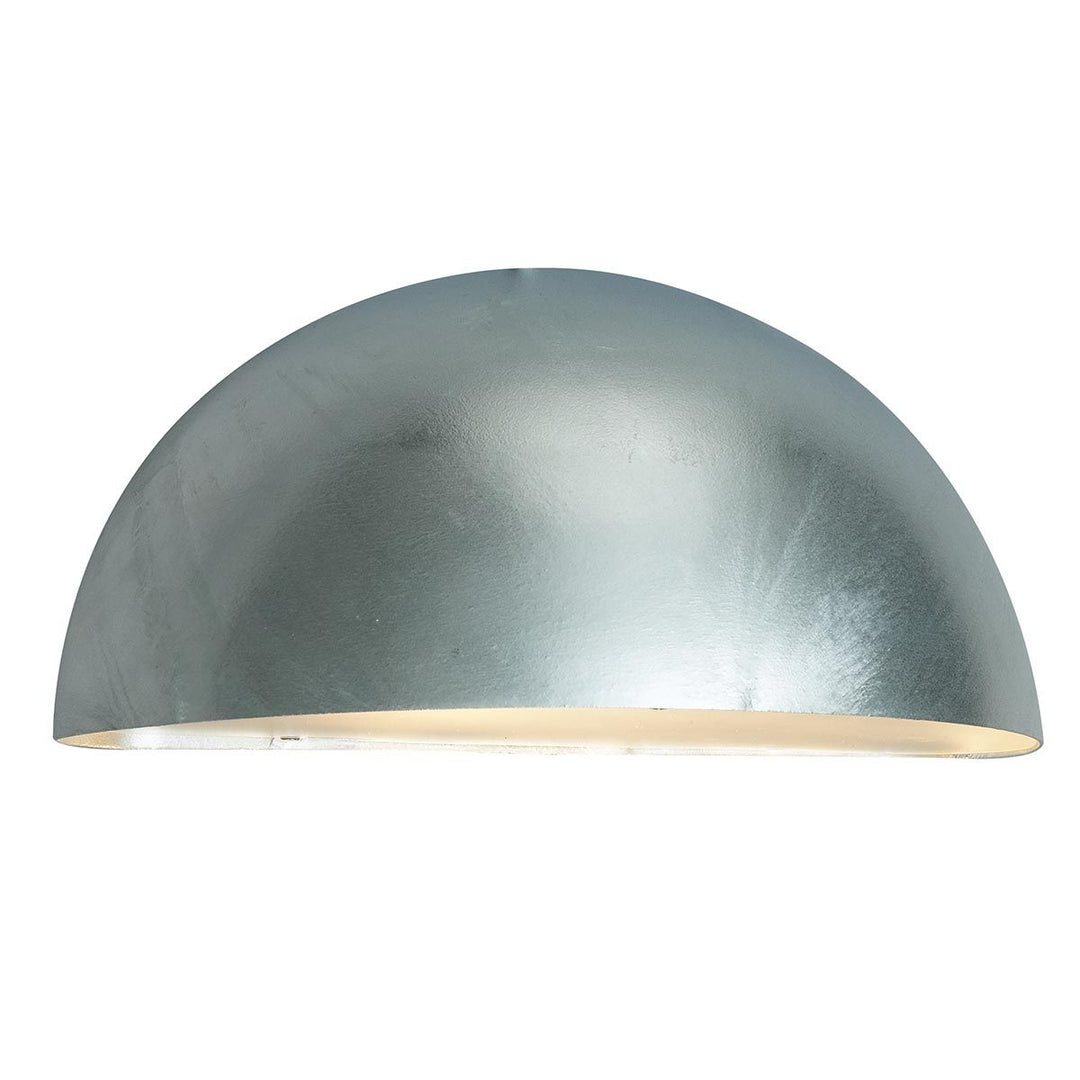 Elstead Lighting Paris 1 Light Large Wall Lantern - Galvanised PARIS-L-E27-GAL Galvanised