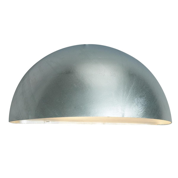 Elstead Lighting Paris 1 Light Large Wall Lantern - Galvanised PARIS-L-E27-GAL Galvanised