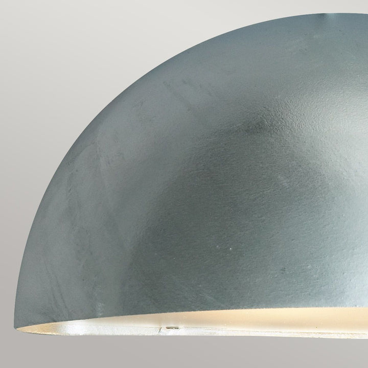 Elstead Lighting Paris 1 Light Large Wall Lantern - Galvanised PARIS-L-E27-GAL Galvanised